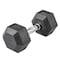 Lifeline Fitness Hex Rubber Dumbbell, 30lbs LLHRD30 - alternate 4